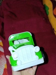 Green Toy Bus