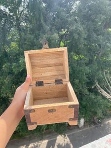Vintage Wooden Treasure Chest