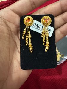 Gold Dangle Earrings