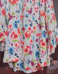 Multi Floral Print Top For Girl Or Women 56 Bust