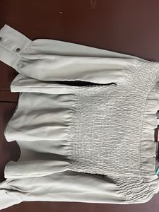 Elegant offshoulder Long Sleeve Top