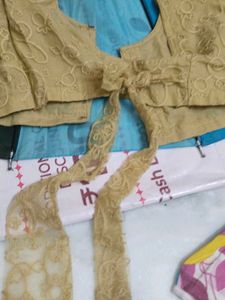 Golden Lace Blouse