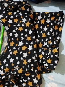 Cute Stary Night Dress And Active Wear