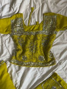 y2k Bollywood beaded vintage Lehenga choli