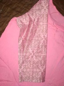 Pink Embroidered Caftan Dress