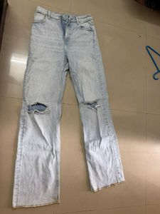 Ripped Light Wash Jeans
