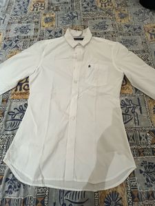 Men's White Long Sleeve Shirt
