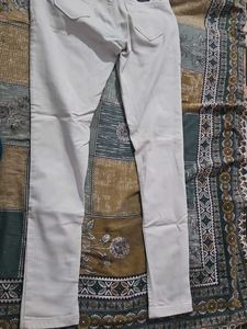 White Denim Skinny Jeans