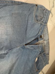 Light Wash Cargo Jeans