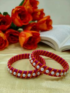 Combo Handmade Silk Bangles