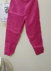 White &amp; Pink Kurta set