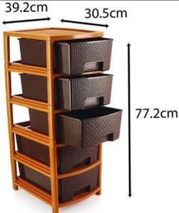 5-Tier Storage Drawer Unit