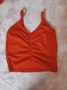 Beautiful ❤️ Red Trendy Top On Sale