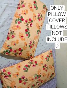Floral Print Pillow Covers (POLY CREPE) Set Of 1
