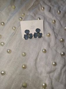 Blue Flower Earrings