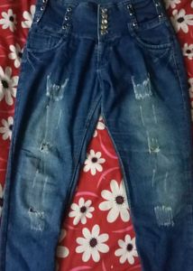 Rough Ripped  Jeans
