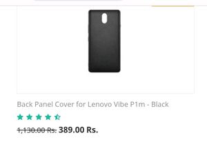 Original Rare Blue Color Back Panel Lenovo Vibe P1