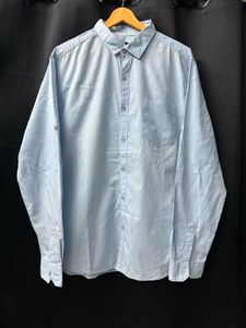 HIGHLANDER Sky Blue Slim Fit Shirt