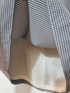 Gangnam checked skirt