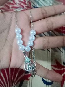 Pearl Necklace &amp; Earring Set