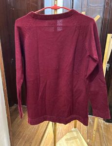 Burgundy Pullover Sweater