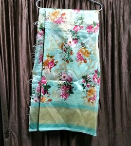 4 Mitter Saree Matirial And 2 Mit Net