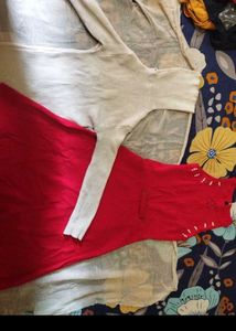 Dark Red 🔴 Frock Type