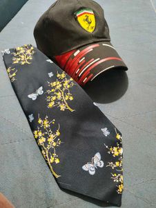 Floral Butterfly Necktie