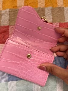 Miniso Pink Card Wallet
