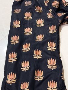 Stylish Black Floral Print Jacket