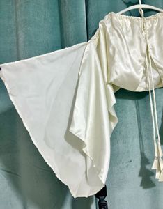 White Off-Shoulder Top