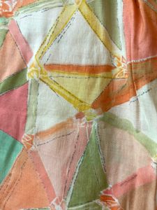 Perfect Office going Summery Kurta in Peach color