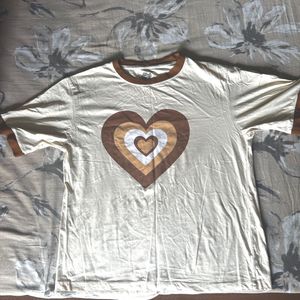 Retro Heart Ringer Tee