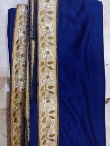 Beautiful Navy Blue Saree🧿