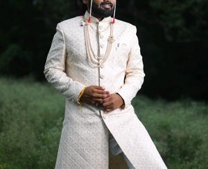 Designer Groom Shervani Wedding Outfit