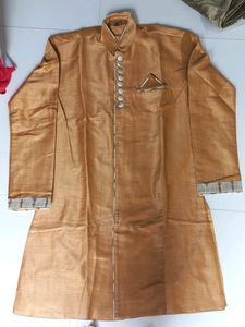 Three Piece Kurta Jacket Set Party Were Set One Time Used Size 38