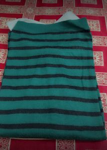 Striped Quarter-Zip Sweater