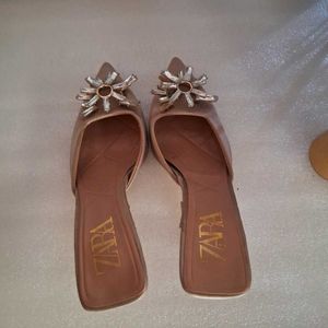 Zara Heels with Jewel Detail
