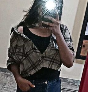 Cropped Plaid Flannel
