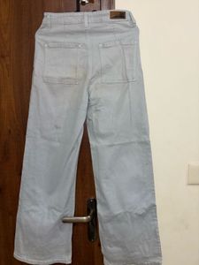 Light Blue Wide Leg Jeans