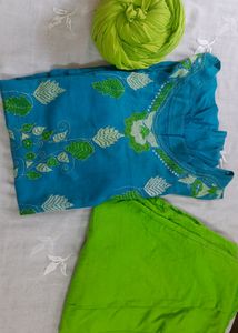 3 Pcs Suit Set Kantha Work