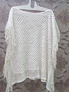 Crochet Fringe Poncho