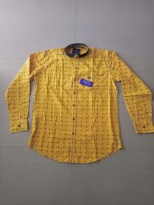 Shirt Yellow Colour Mens 44 XXl Size