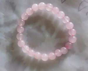 Rose Quartz Beaded Bracelet