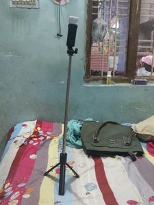 Mini Tripod with LED Light And Selfe Camera