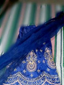 Elegant Blue Lehenga Choli
