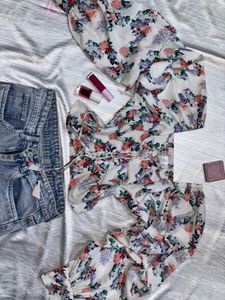 New Floral Print Top