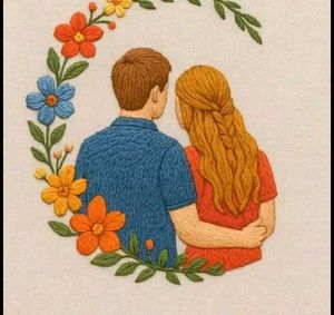Floral Embroidered customisation