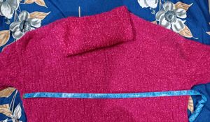 Pink Fluffy Roll Neck Jumper (FIXED PRICE)