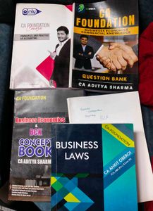 CA Foundation Books Solved Questions And Exam Prep